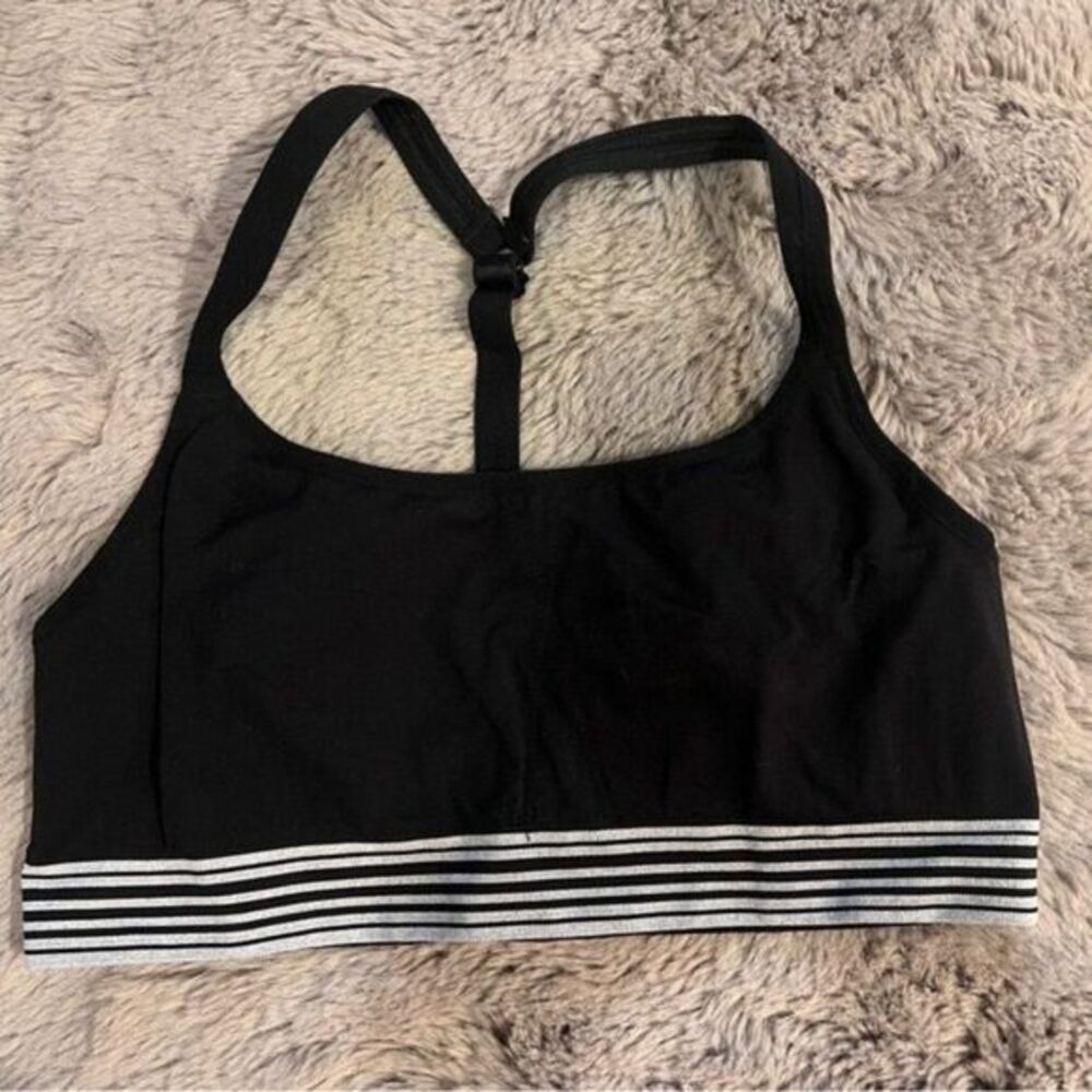 Athleta black bralette size large